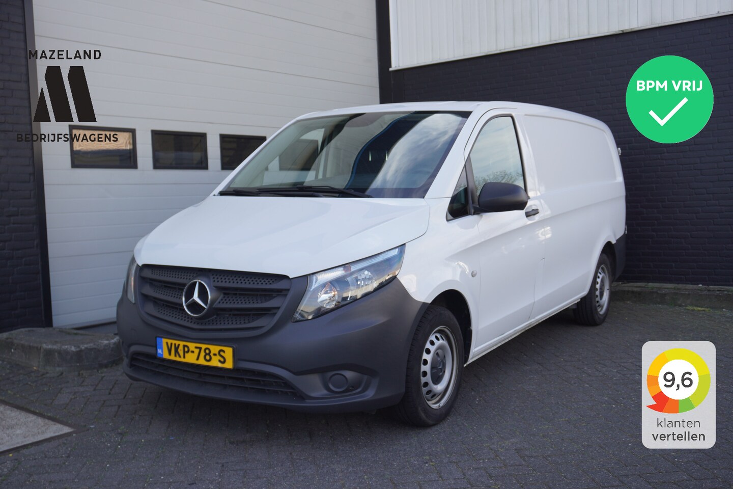 Mercedes-Benz Vito - 110 CDI Lang EURO 6 - Airco - Cruise - Trekhaak - €12.900,- Excl. - AutoWereld.nl
