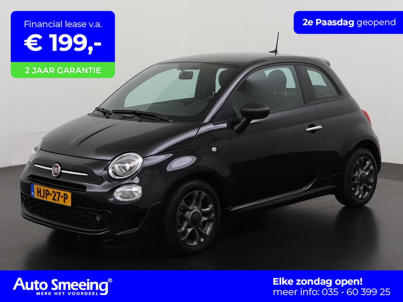 Fiat 500 - 1.0 Hybrid Connect Sport Exterieur | Apple/Android Carplay | Lichtmetalen Velgen | Zondag - AutoWereld.nl