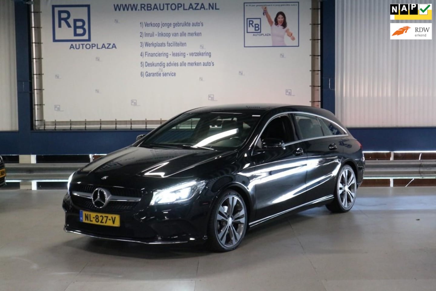 Mercedes-Benz CLA-klasse Shooting Brake - 180 d BLACK EDITION / NAP KM STAND / ZEER NETJES ! ! ! - AutoWereld.nl