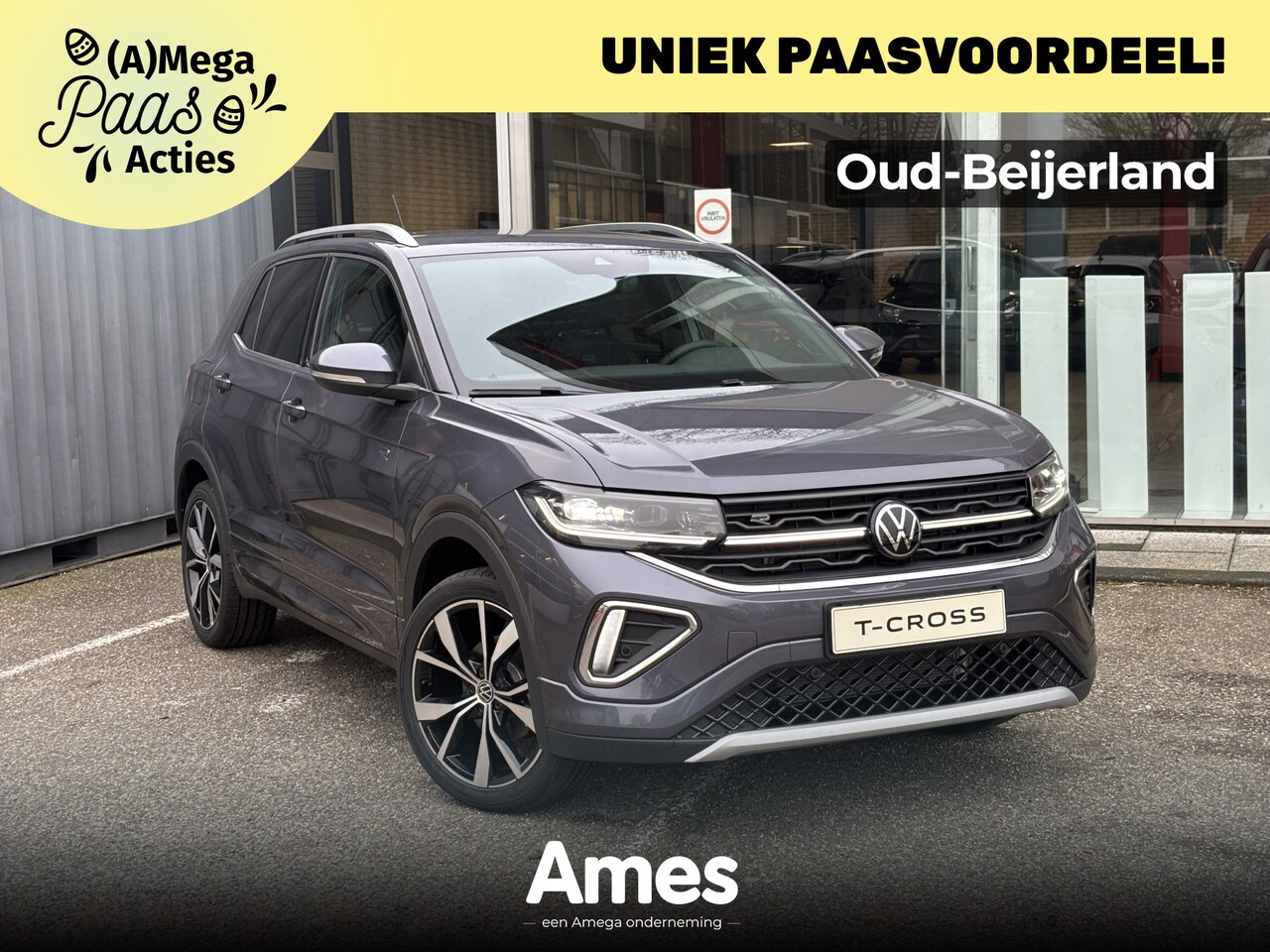 Volkswagen T-Cross - R-Line-Edition 1.0 TSI 116 pk | 18" LM velgen | Matrix LED | Stoelverwarming - AutoWereld.nl