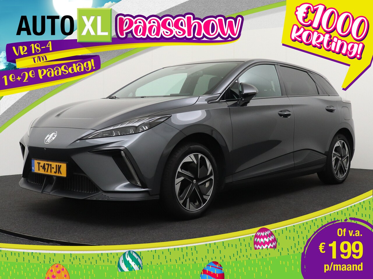 MG 4 - Luxury 64 kWh 400 Km Actieradius Warmtepomp 360*Camera Dodehoek - AutoWereld.nl