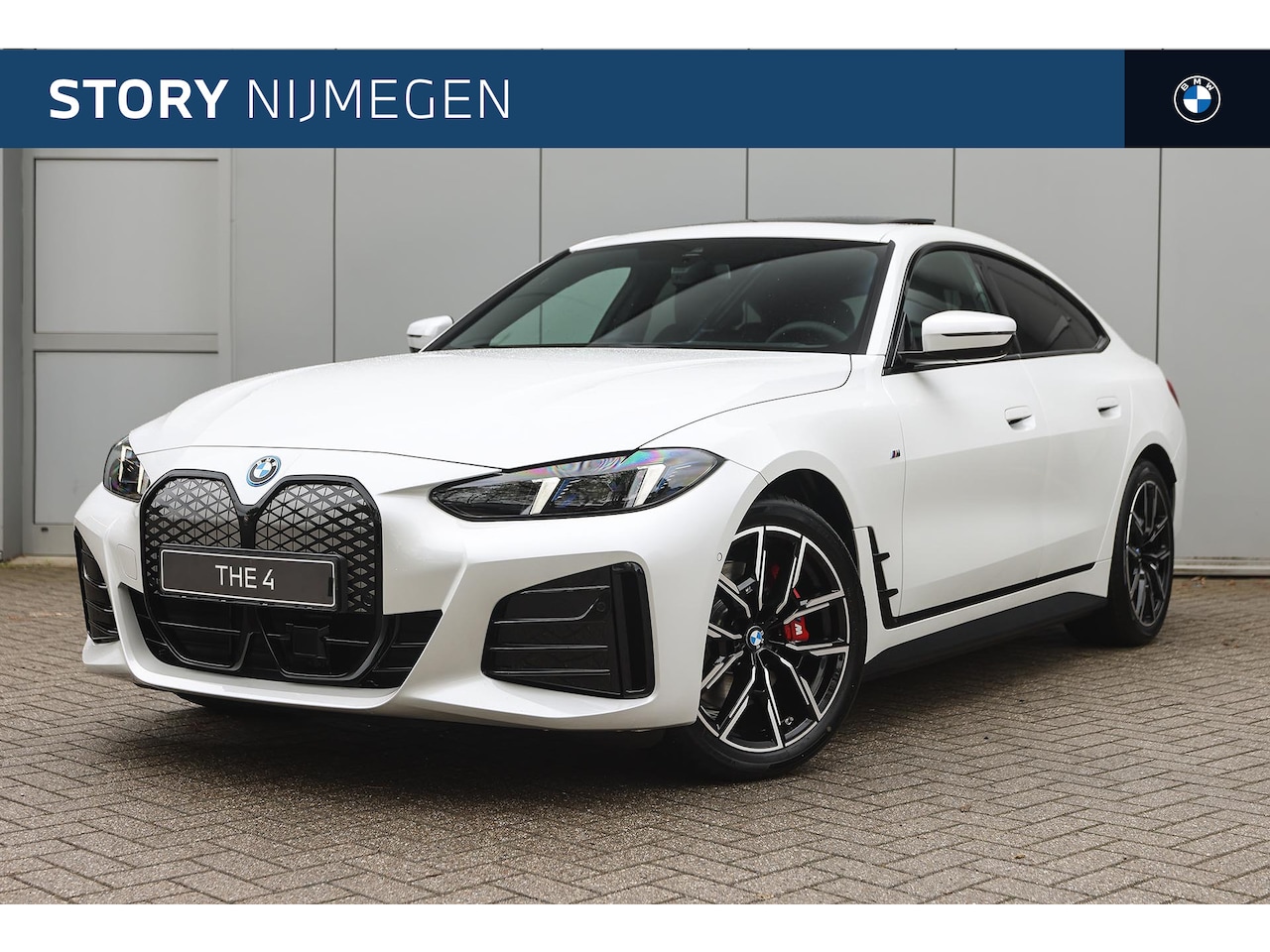 BMW i4 - eDrive35 Gran Coupé High Executive M Sport / Schuif-kanteldak / Adaptieve LED / Parking As - AutoWereld.nl