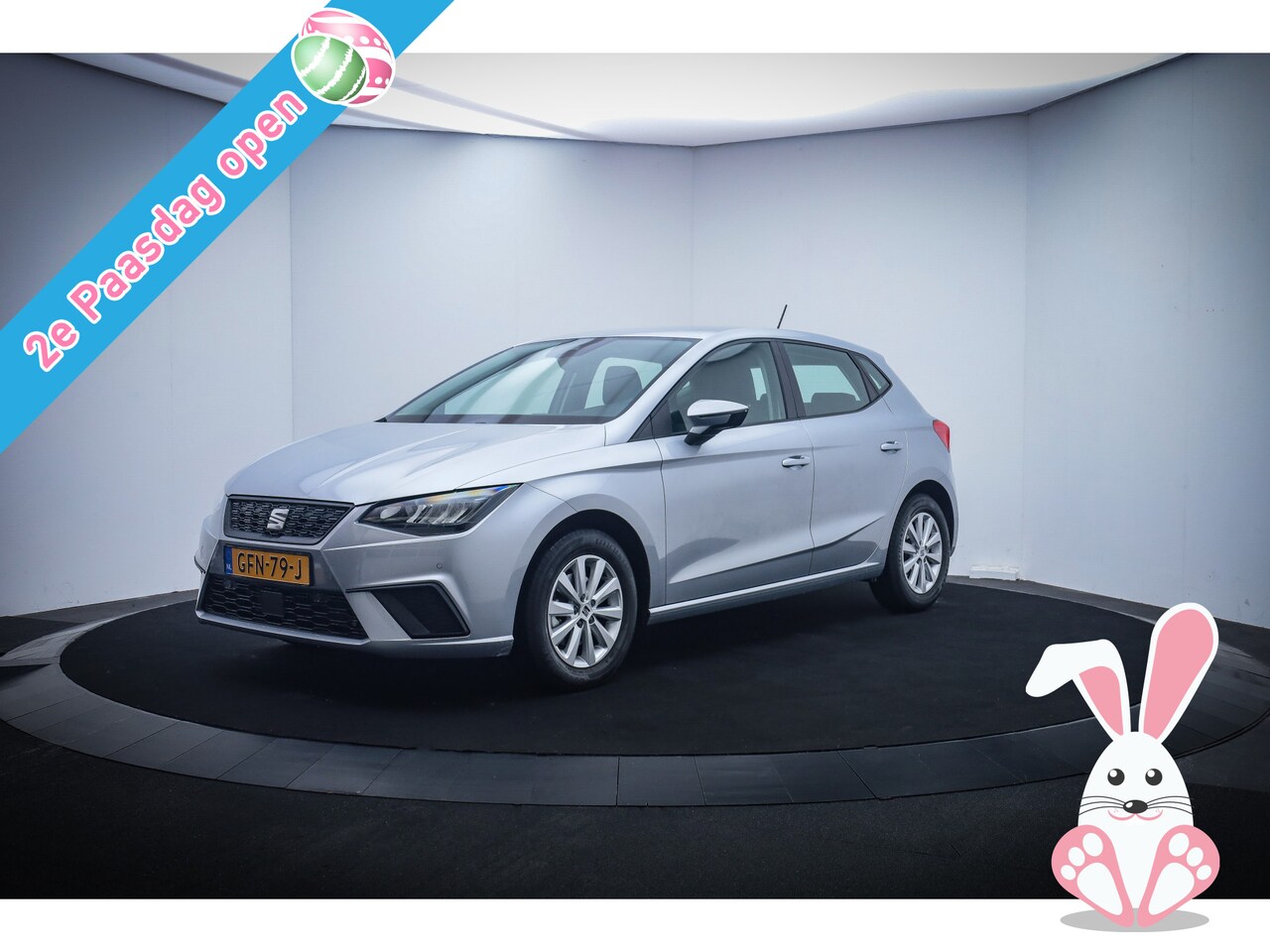 Seat Ibiza - 1.0TSI Dsg LED/CAMERA/CARPLAY/CLIMA/CRUISE/LANE ASSIST/PDC V+A/LMV - AutoWereld.nl