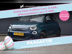 Fiat 500 C - La Prima 42 kWh SOH 96% / Navigatie / Camera / Carplay