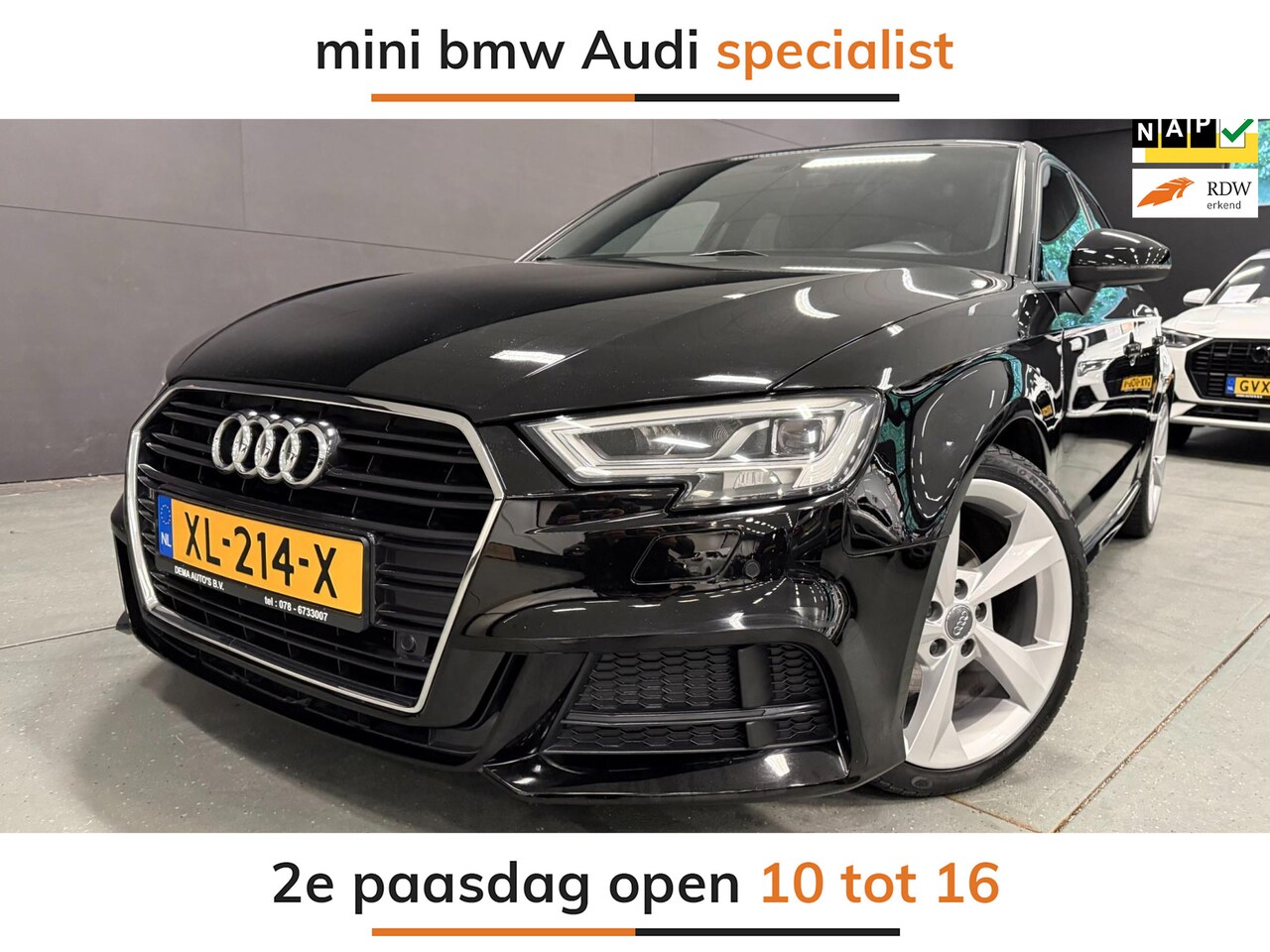 Audi A3 Sportback - 35 TFSI CoD Sport S Line Edition 3XS-LINE NAVI/LED/ECC/PDC/DSG/CRUISE/// - AutoWereld.nl