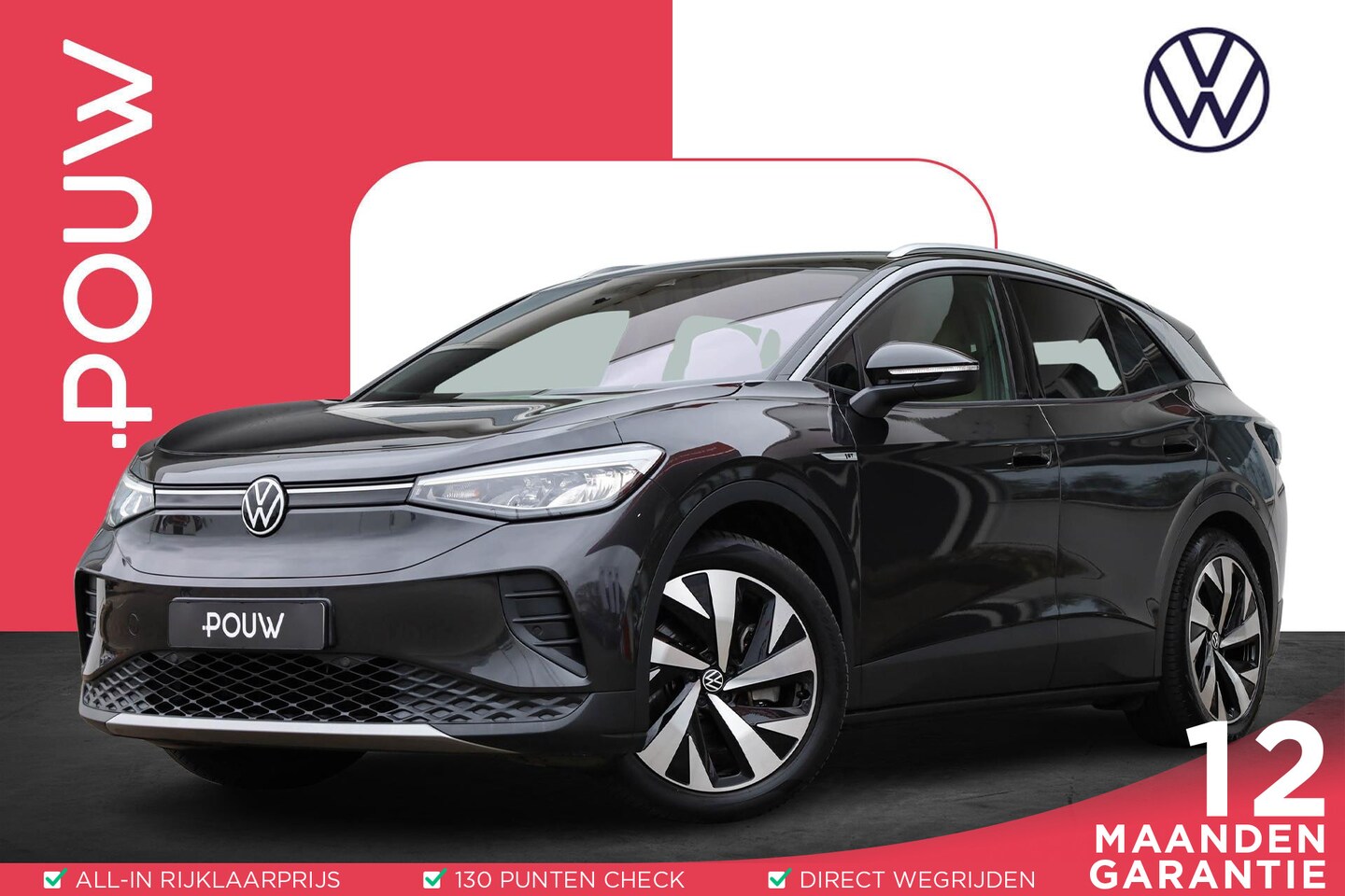 Volkswagen ID.4 - 204pk First 77 kWh | SoH 95% | Stoel-/ Stuurwielverwarming | Cruise Control Adaptief | Cli - AutoWereld.nl