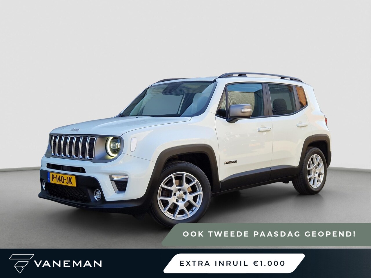 Jeep Renegade - 1.3T Limited | Key-Less | Adaptive Cruise |  DAB | Stoelverwarming | Clima | LED | - AutoWereld.nl