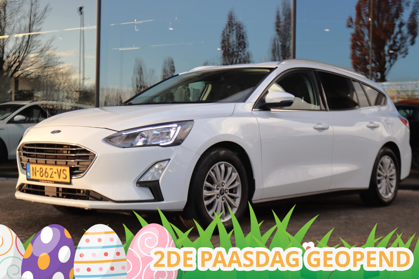Ford Focus Wagon - 1.0 ECOBOOST AUT. TITANIUM X BUSINESS | LED | TREKHAAK | CARPLAY | KEY-LESS | NAVI | CRUIS - AutoWereld.nl