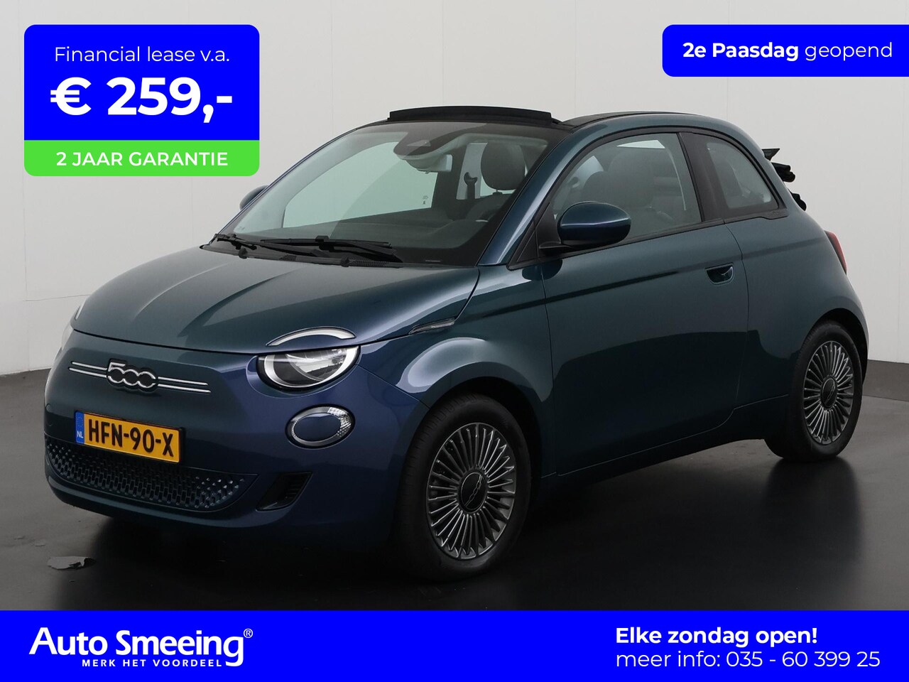Fiat 500 C - Icon 42 kWh | Navigatie | Virtual Cockpit | Apple/Android Carplay | Zondag Open! - AutoWereld.nl