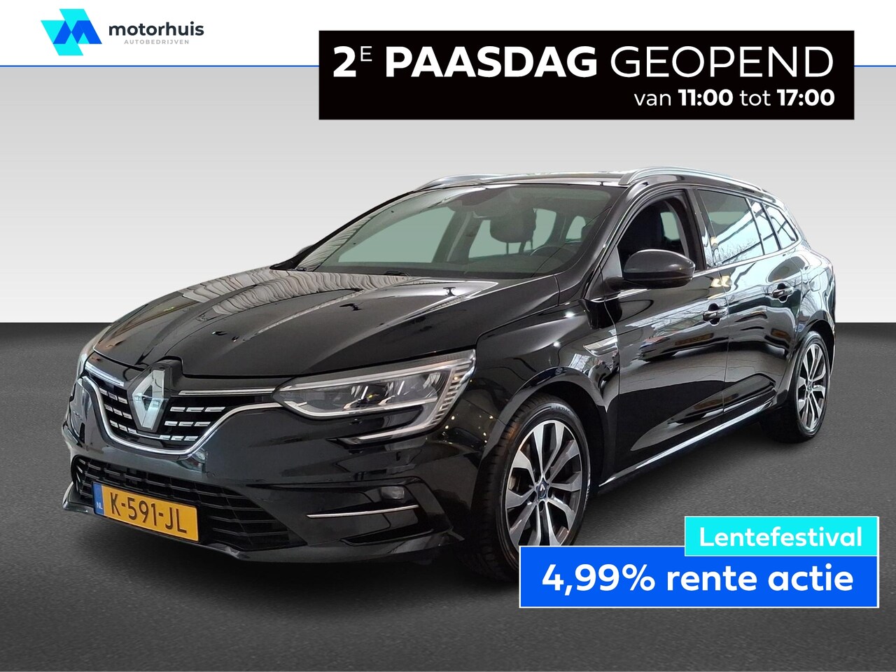 Renault Mégane E-Tech - Estate 1.6 Plug-In Hybrid 160pk Business Edition One / Leder / Navi / LED / Trekhaak - AutoWereld.nl