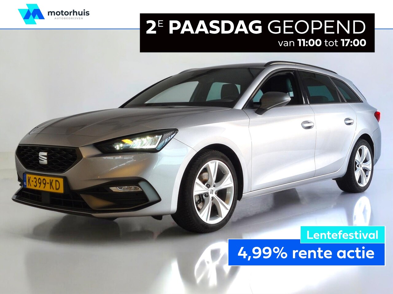 Seat Leon Sportstourer - 1.5 TSI 150pk FR LMV LED TREKHAAK PDC - AutoWereld.nl