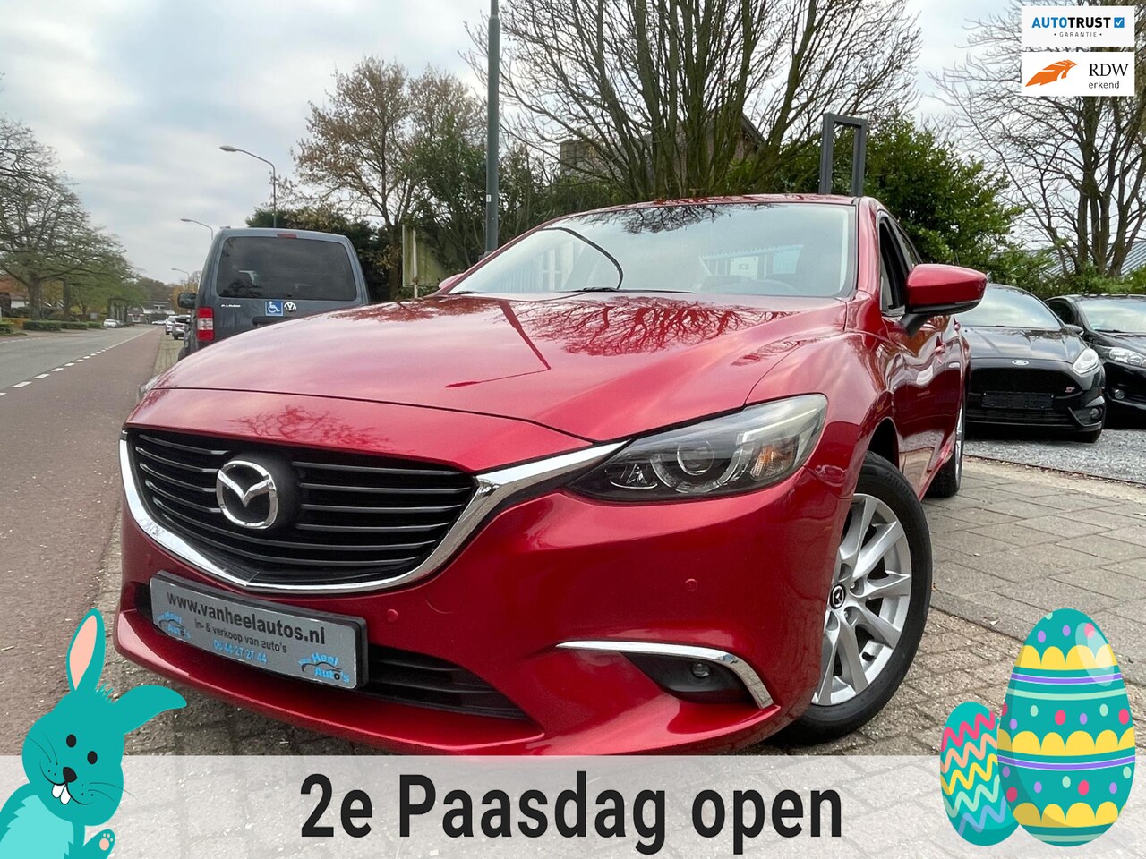 Mazda 6 - 2.0 SkyActiv-G Clima Elek Pakket Navi Leer Pdc Lmv - AutoWereld.nl