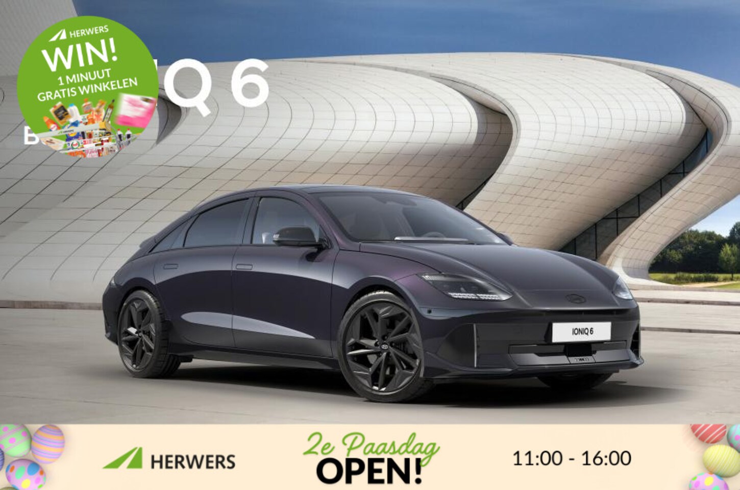 Hyundai IONIQ 6 - Business 77.4 kWh / Rijklaarprijs Ultimate Red / Nu Te Bestellen / Levertijd 3 Maanden - AutoWereld.nl