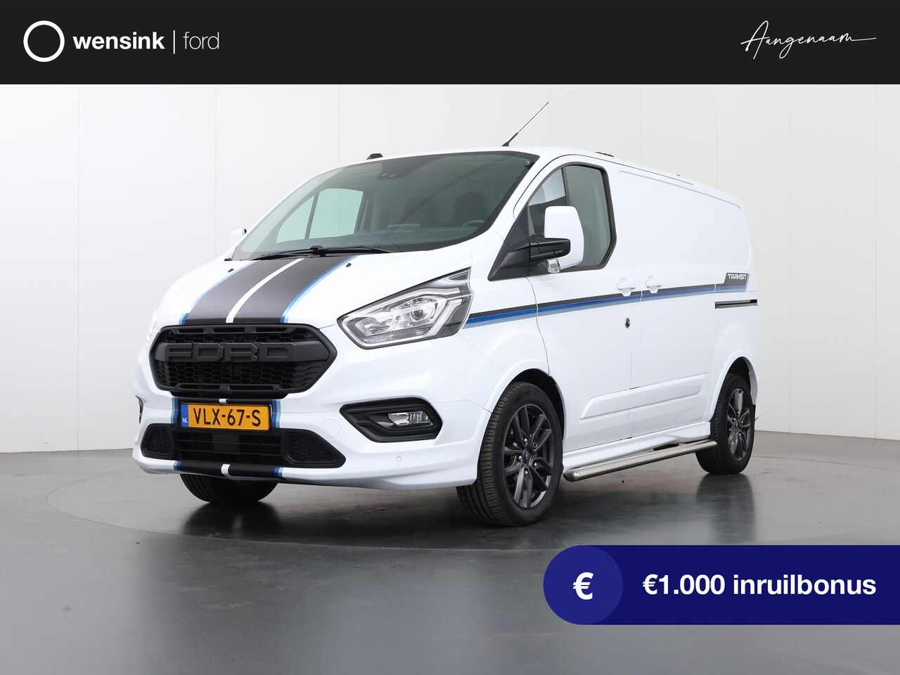 Ford Transit Custom - 290 2.0 TDCI Aut. | L1 H1 Sport | LM Velgen | 3-zits | Schuifdeur L+R | Trekhaak | Sport | - AutoWereld.nl