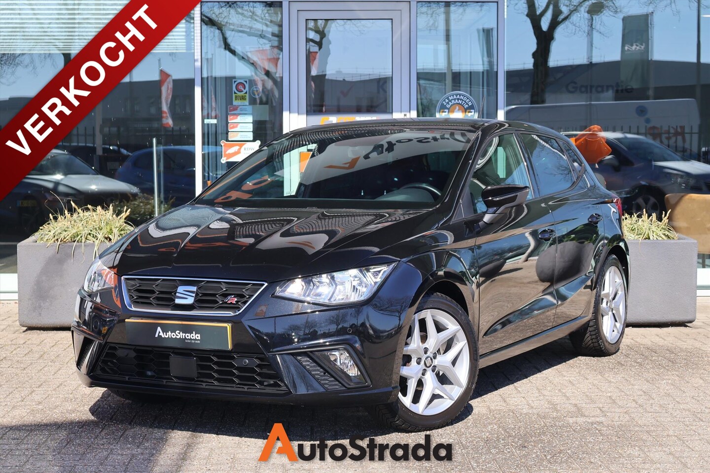 Seat Ibiza - 1.0 FR EcoTSI 95pk | Navi | Cruise | Camera | Climate | Carplay | Sensoren - AutoWereld.nl