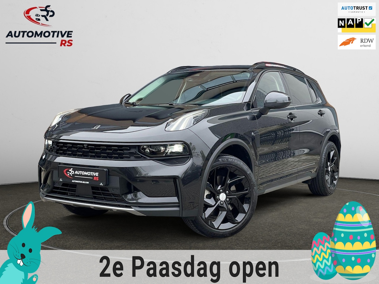 Lynk & Co 01 - BLACKEDITION 1.5 262PK Trekhaak Pano 360° Navi Adapt cruise 262PK Elekr. Achterklep - AutoWereld.nl