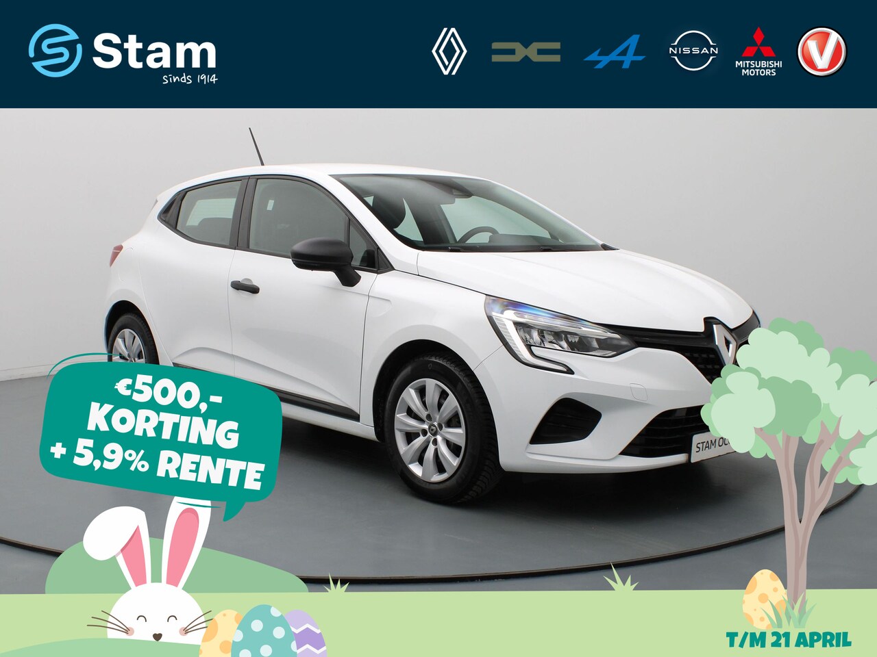 Renault Clio - TCe 100pk Life Airco | Cruise control | Radio - AutoWereld.nl