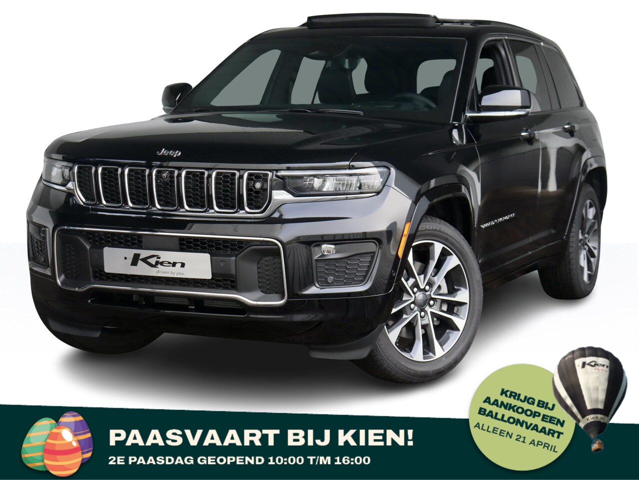 Jeep Grand Cherokee - 3.6 Overland | Geel Kenteken  | Massage | Luchtvering | Pano | Passenger screen | ACC | St - AutoWereld.nl