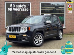 Jeep Renegade - 1.4 MULTIAIR LIMITED | AIRCO | NAVI | VELGEN | CRUISE | ALARM | 140PK | STUUR STOEL VERW
