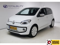 Volkswagen Up! - 1.0 High Up White 75 PK | Airco | Leer | Stoelverwarming | Navigatie | Cruise Climatic air