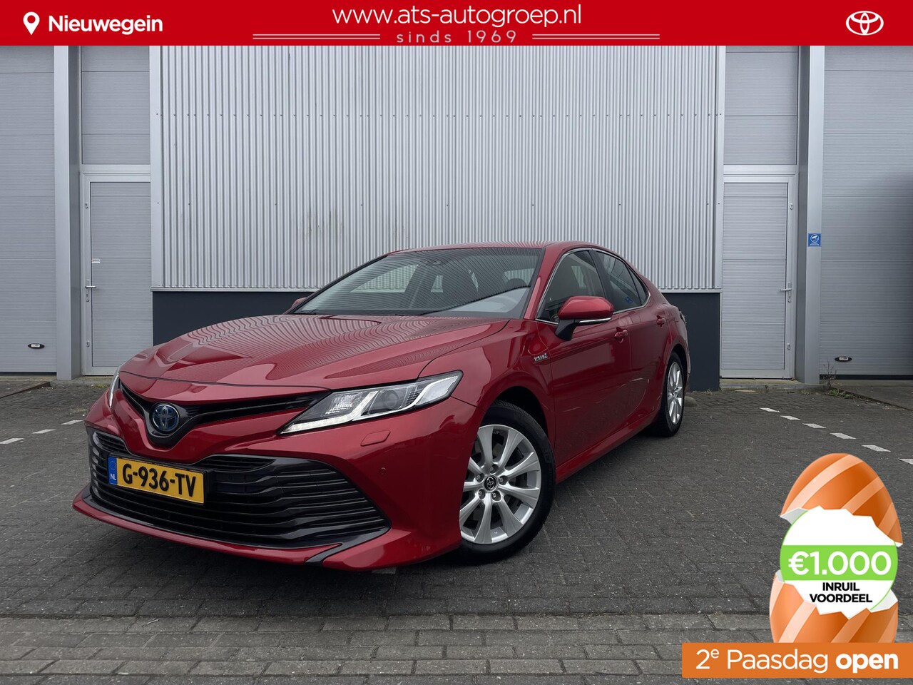 Toyota Camry - 2.5 Hybrid Lounge , vol leder, 8x PDC, 1e eigenaar en org NL - AutoWereld.nl