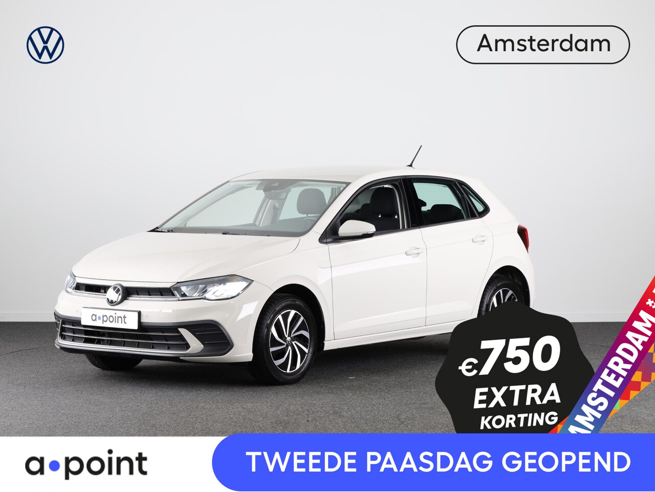 Volkswagen Polo - 1.0 TSI Life 95 pk | Verlengde garantie | Navigatie via App | Parkeersensoren | Adaptieve - AutoWereld.nl