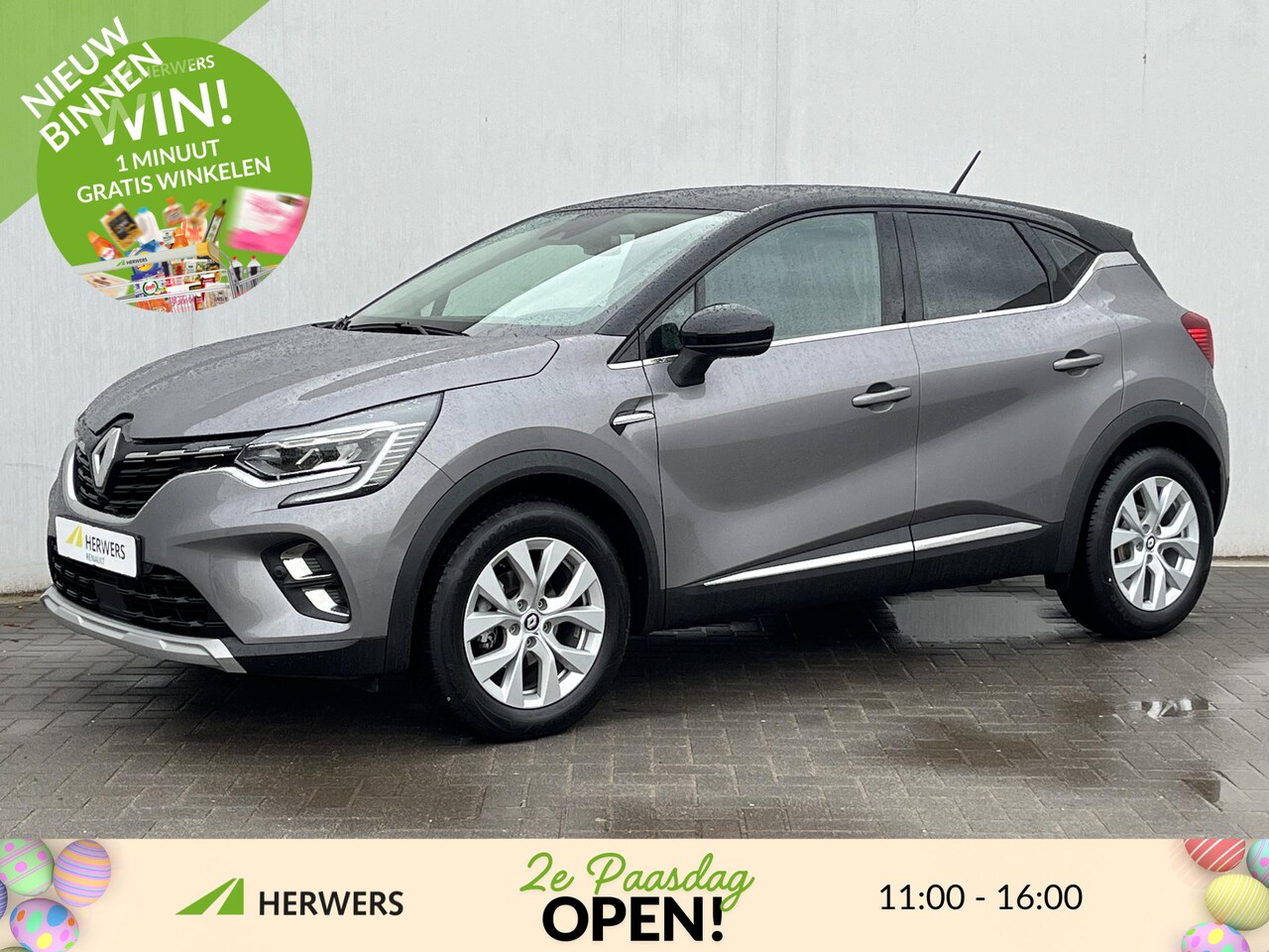 Renault Captur - 1.3 mild hybrid 140 Intens Automaat / Achteruitrij Camera / Cruise- en Climate Control / A - AutoWereld.nl