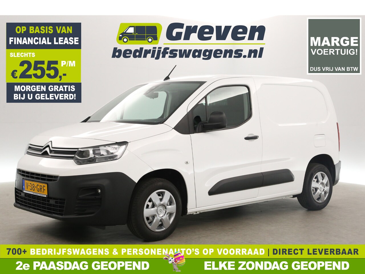 Citroën Berlingo - 1.2 PureTech L1H1 | MARGE! | BENZINE | EMISSIEVRIJE ZONE | 111PK Airco Cruise PDC Elektrpa - AutoWereld.nl