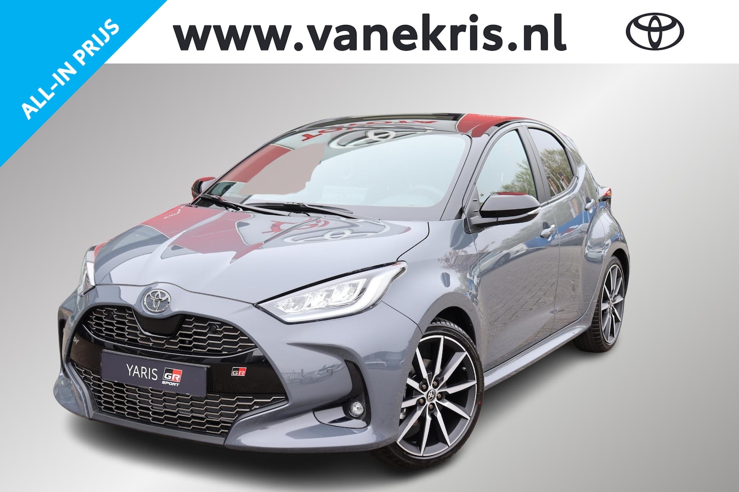Toyota Yaris - 1.5 Hybrid 130 GR Sport , Nieuw, Snel leverbaar! - AutoWereld.nl