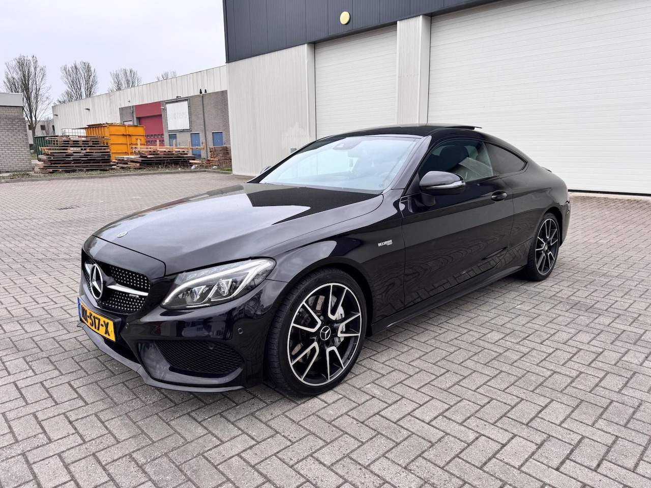 Mercedes-Benz C-klasse Coupé - AMG 43 4MATIC Airco/Leer/Panodak - AutoWereld.nl