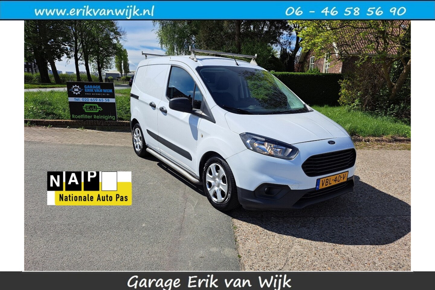 Ford Transit Courier - 1.5 TDCI Trend Airco/Cruise control/bluetooth/Navi - AutoWereld.nl