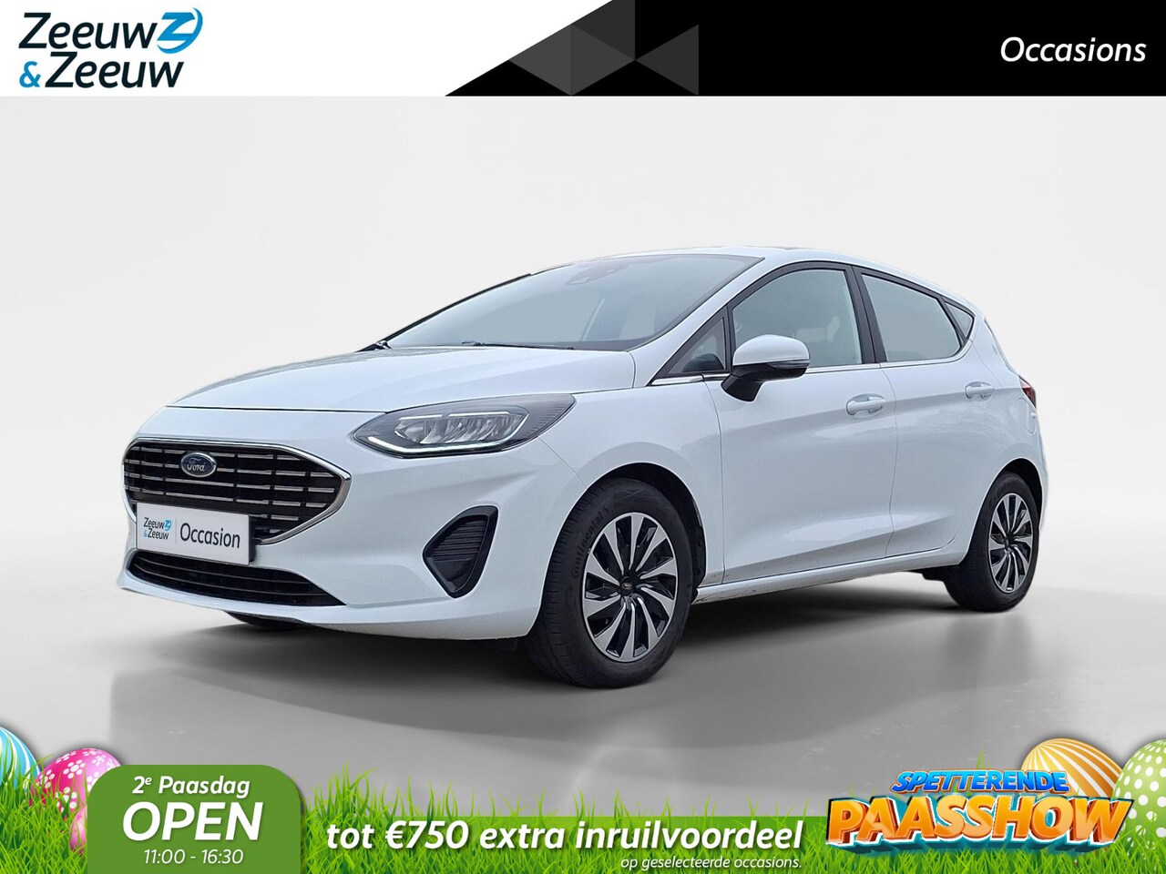 Ford Fiesta - 1.0 EcoBoost Hybrid Titanium 125PK | Winter Pack | Climate Control | Cruise Control | Park - AutoWereld.nl