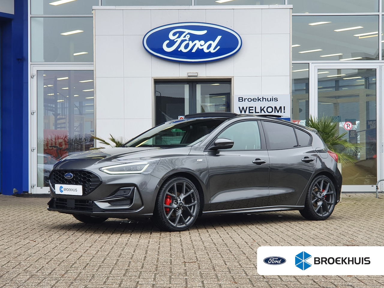 Ford Focus - 1.0 ST Line X 155PK | 19 inch! | Panoramadak | Adap. Cruise | Elektrisch glazen panorama-d - AutoWereld.nl
