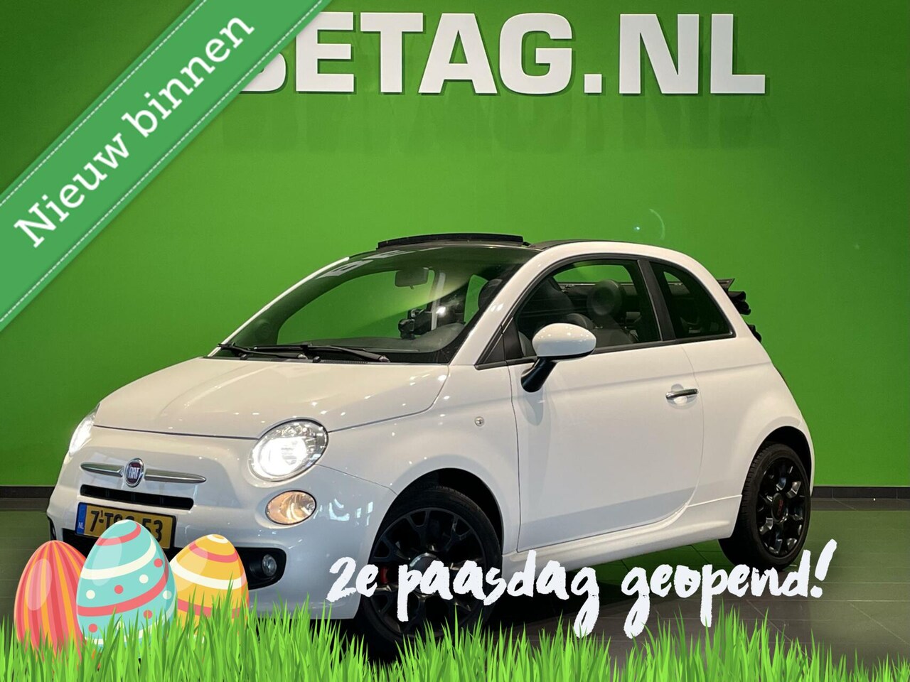 Fiat 500 - 0.9 TwinAir Turbo 500S | Airco | Navigatie | Lichtmetalen velgen | - AutoWereld.nl