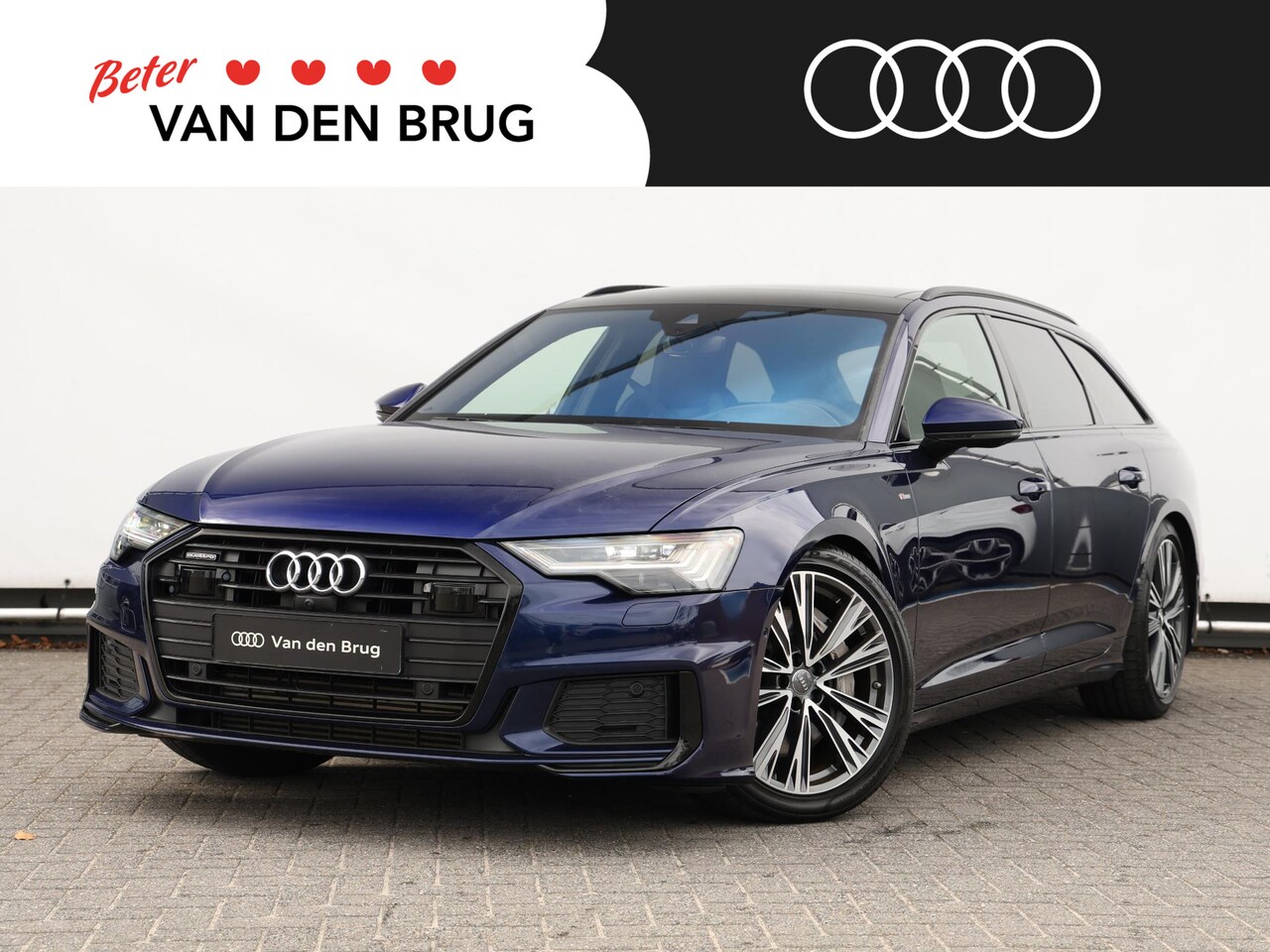 Audi A6 Avant - 55 TFSI quattro Design Pro Line Plus | Luchtvering | Panoramadak | Zwart optiek | Lederen - AutoWereld.nl