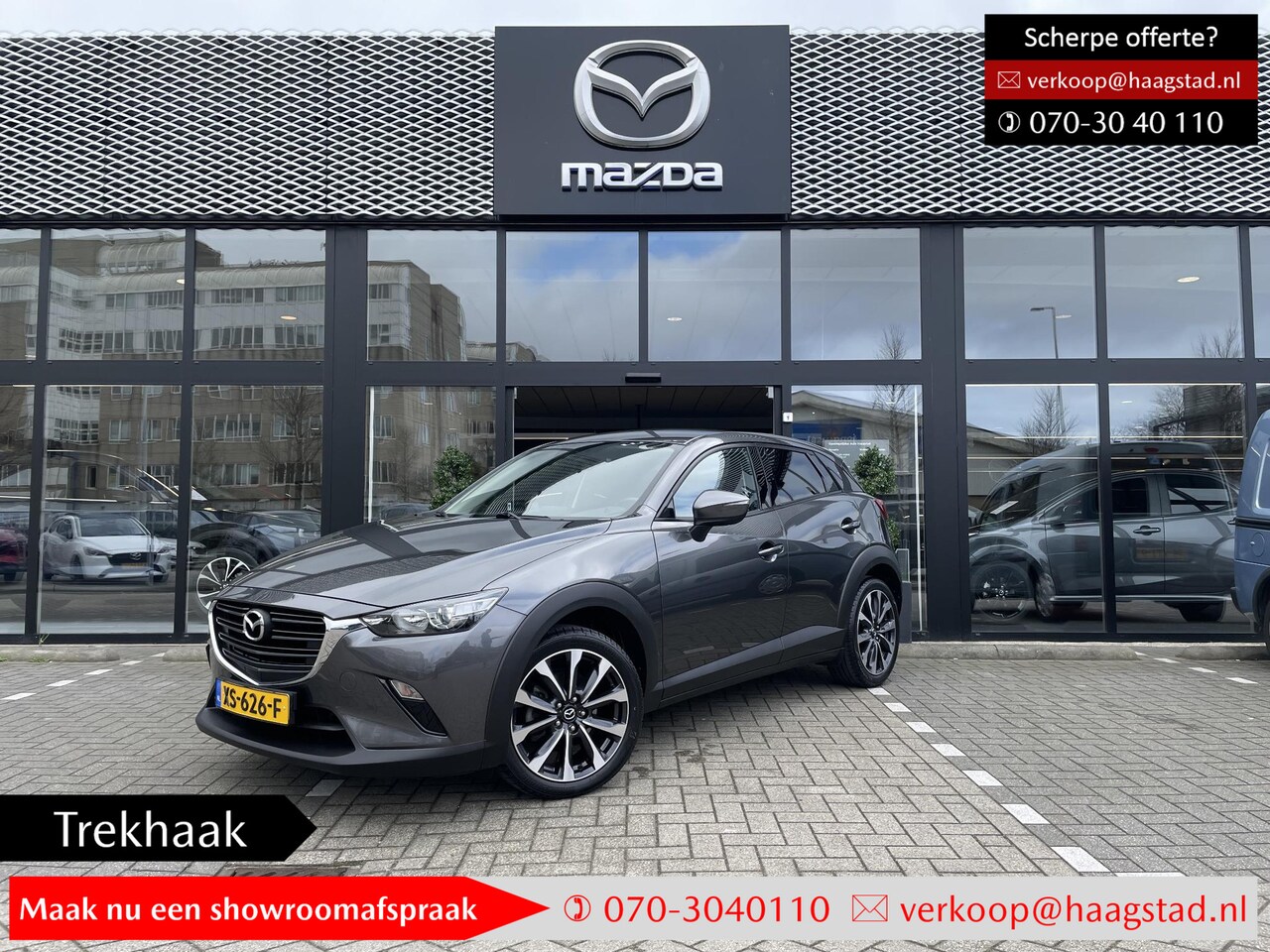 Mazda CX-3 - 2.0 SkyActiv-G 120 Sport Selected Dealer onderhouden / Navigatie / Trekhaak - AutoWereld.nl