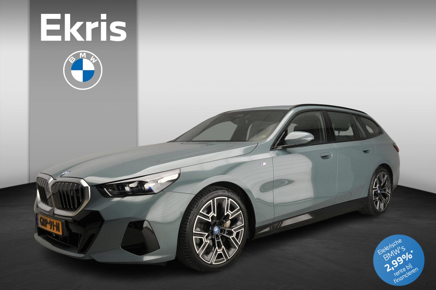 BMW i5 Touring - eDrive40 | M-Sportpakket | LED | Navigatie | Active cruise | Sportstoelen | Stoelverwarmin - AutoWereld.nl