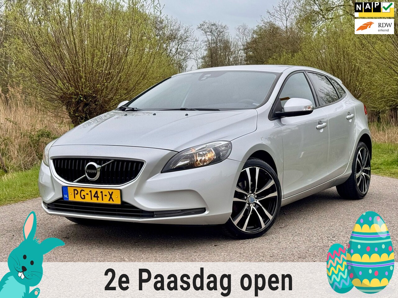Volvo V40 - 2.0 D2 R-Design/Navi/Airco/Perfect Onderhouden/PDC/Cruise Control - AutoWereld.nl