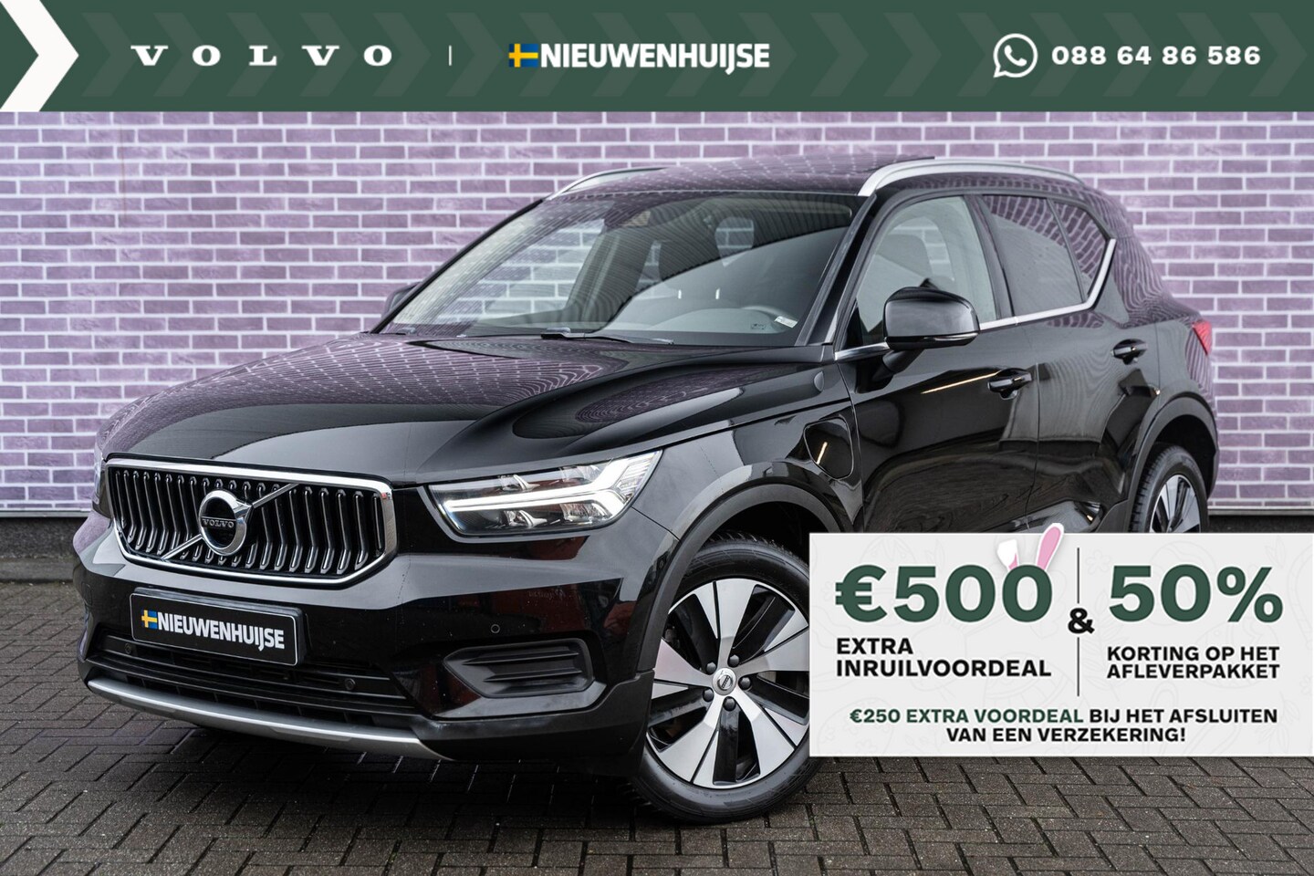 Volvo XC40 - T4 Recharge Inscription Expression | Elektr. Panoramadak | Stoel- & stuurwielverwarming | - AutoWereld.nl