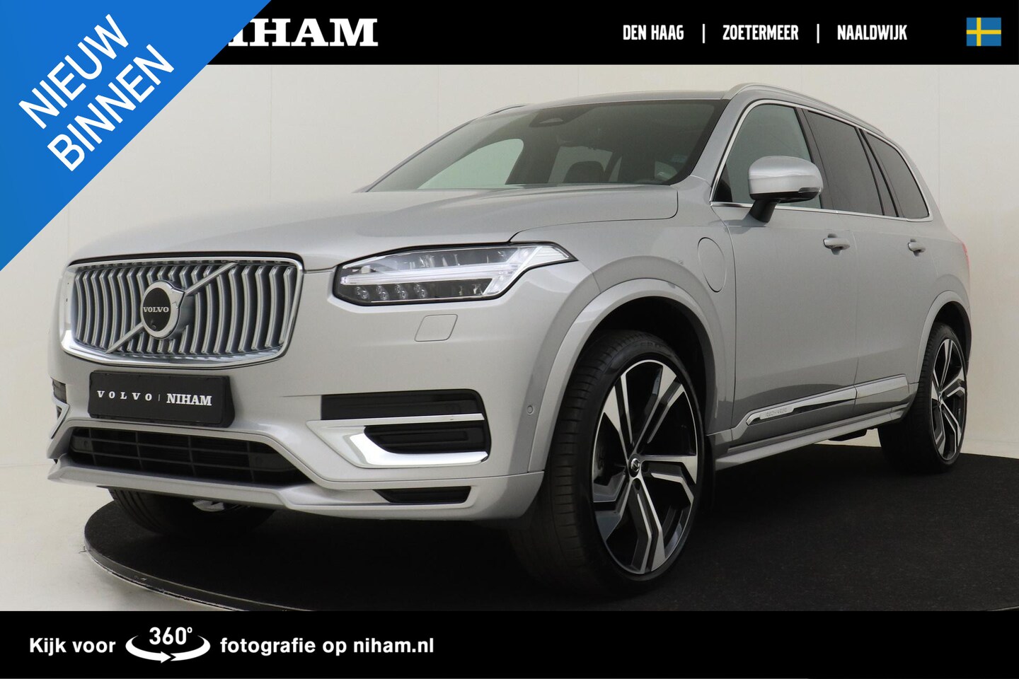 Volvo XC90 - T8 RECHARGE AWD ULTIMATE BRIGHT -PANO.DAK|BOWERS&WILKINS|LUCHTVERING|360°CAM|22"|TREKHAAK - AutoWereld.nl