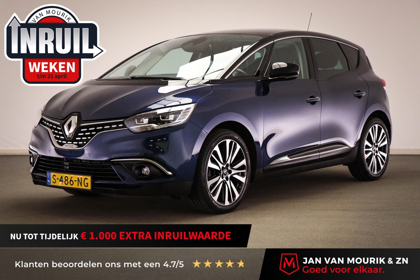 Renault Scénic - 1.3 TCe 159 EDC Initiale Paris | PANORAMADAK | LEDER | MASSAGE | HEAD UP | CAMERA | TREKHA - AutoWereld.nl