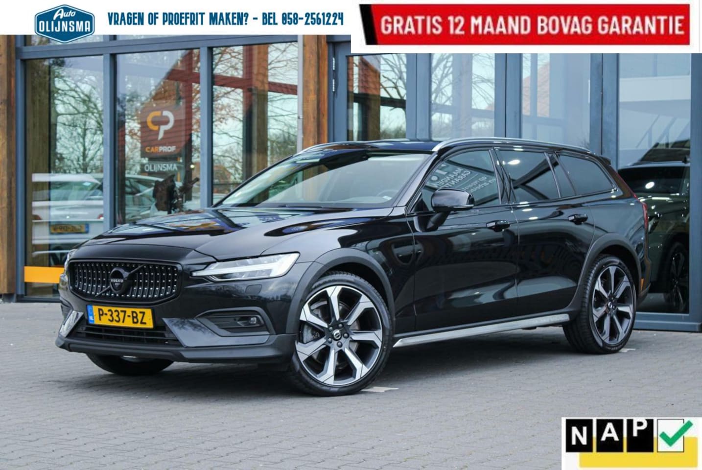 Volvo V60 Cross Country - 2.0 B5 AWD Pro|ACC|Massage|Stoelverwarming+Koeling|20"|Pano|Trekhaak - AutoWereld.nl
