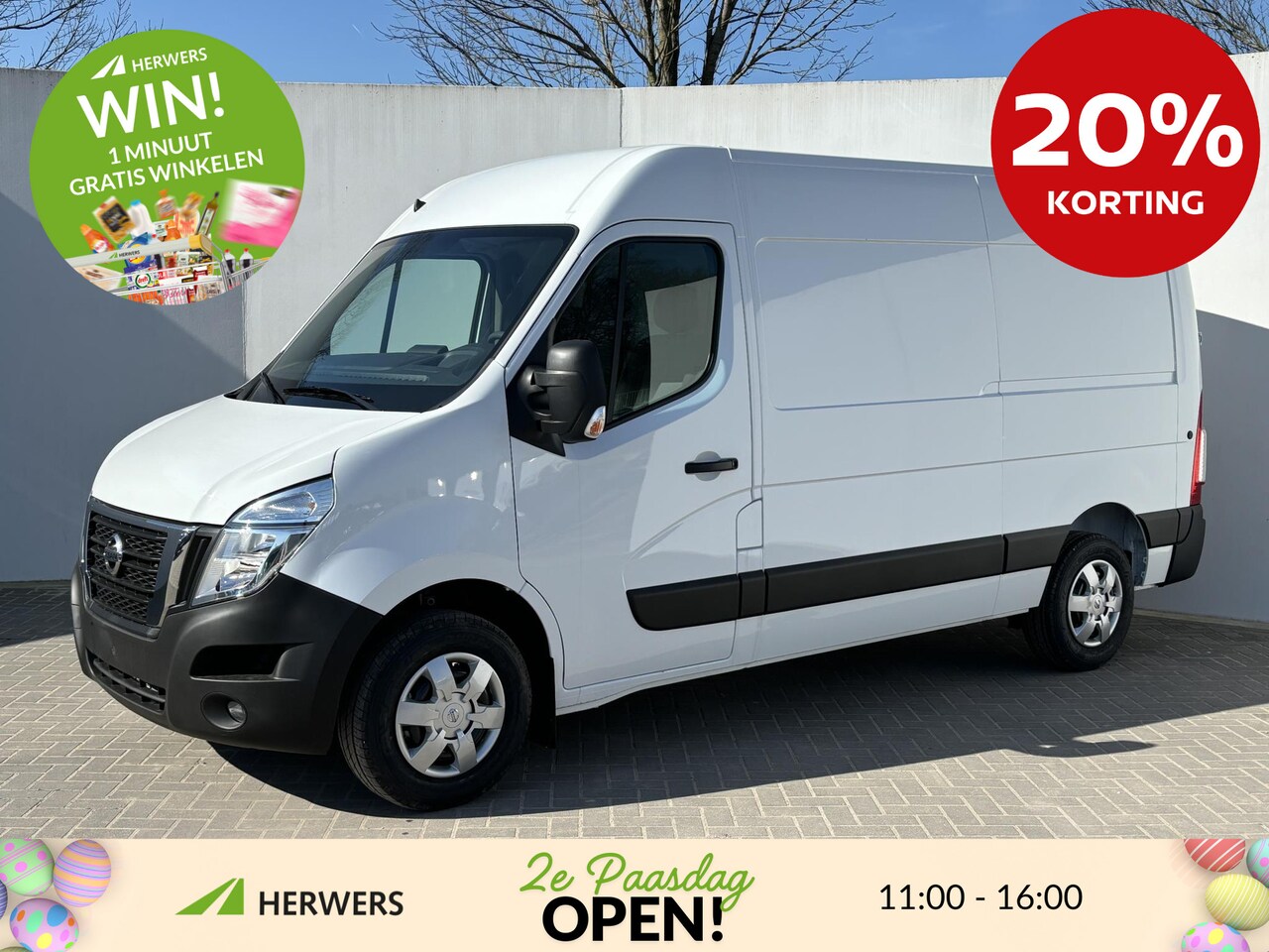 Nissan Interstar - 2.3 dCi L2H2 N-Connecta / 20% korting (excl. BTW) / Nieuw uit voorraad leverbaar / Trekhaa - AutoWereld.nl