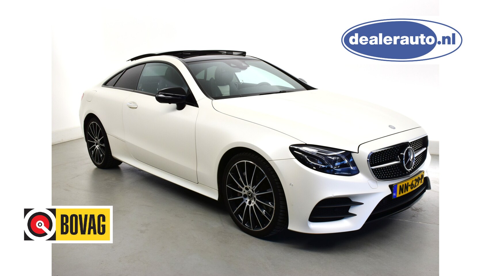 Mercedes-Benz E-klasse Coupé - 400 4MATIC Edition 1 AMG-HUD-PANORAMA-DISTRONIC+BURMESTER LUCHTVERING-Airmatic-360 camera, - AutoWereld.nl