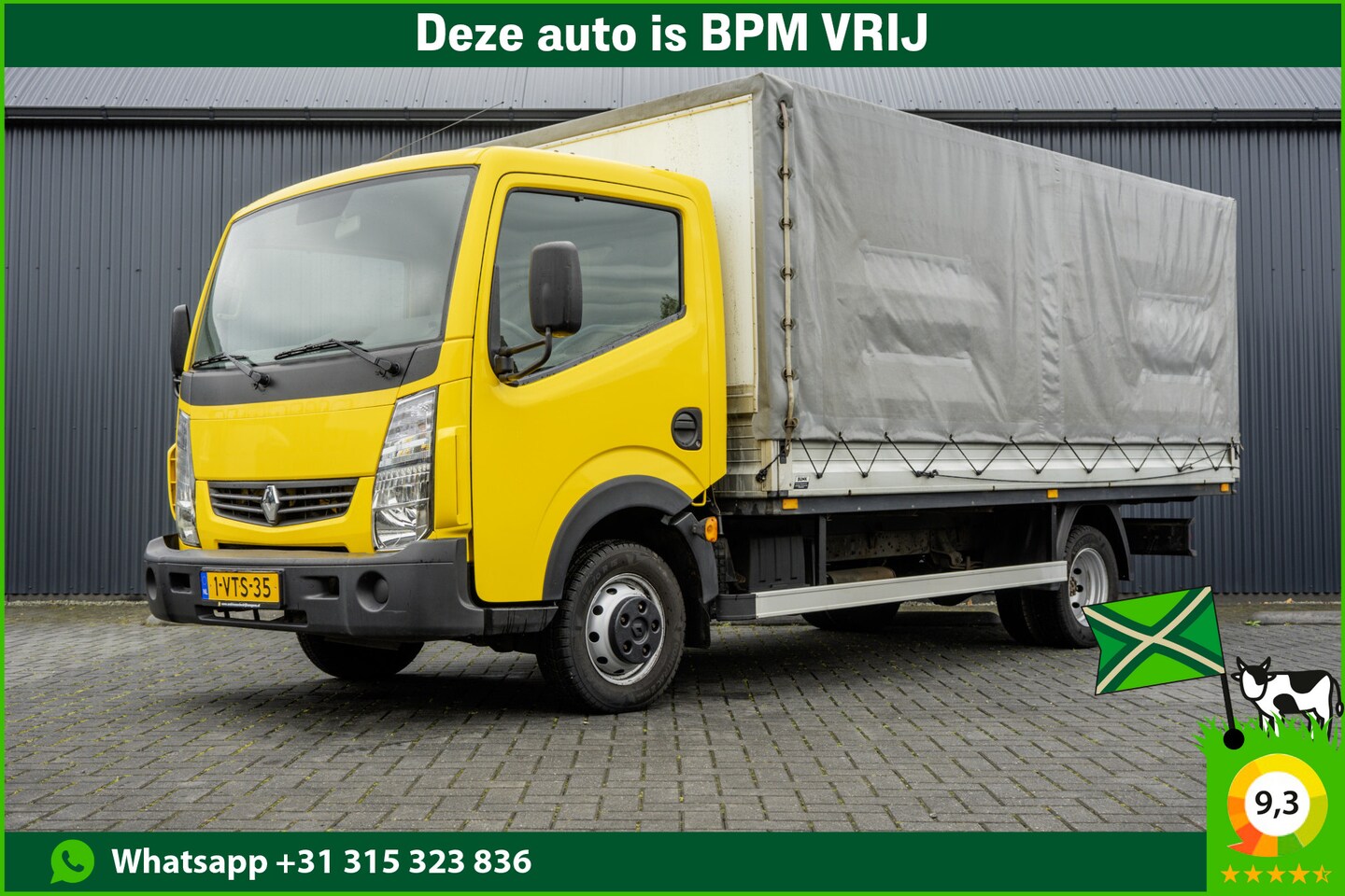 Renault Maxity - RENAULT | 3-Zits | BUNK huifbak | 3.5T Trekgewicht - AutoWereld.nl