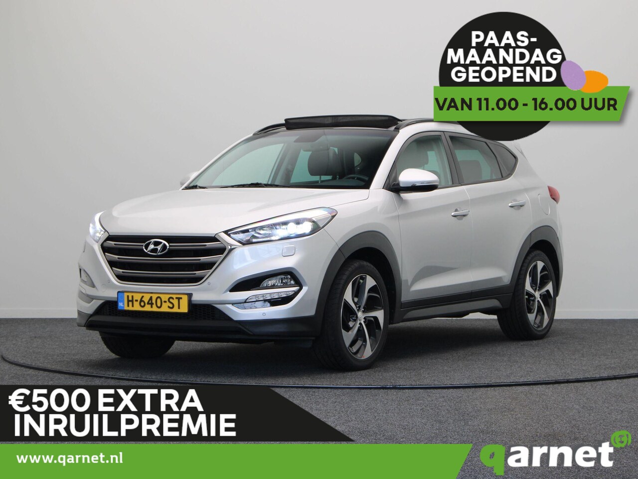 Hyundai Tucson - 1.6 T-GDi Premium | Panoramadak | Lederen Bekleding | Stuur en Stoelverwarming | Led Kopla - AutoWereld.nl