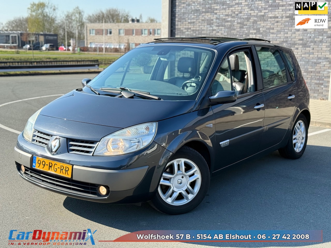 Renault Scénic - 2.0-16V Privilège Luxe // PANO // CRUISE // AIRCO // HALFLEER // RIJD SCHAKELT GOED - AutoWereld.nl