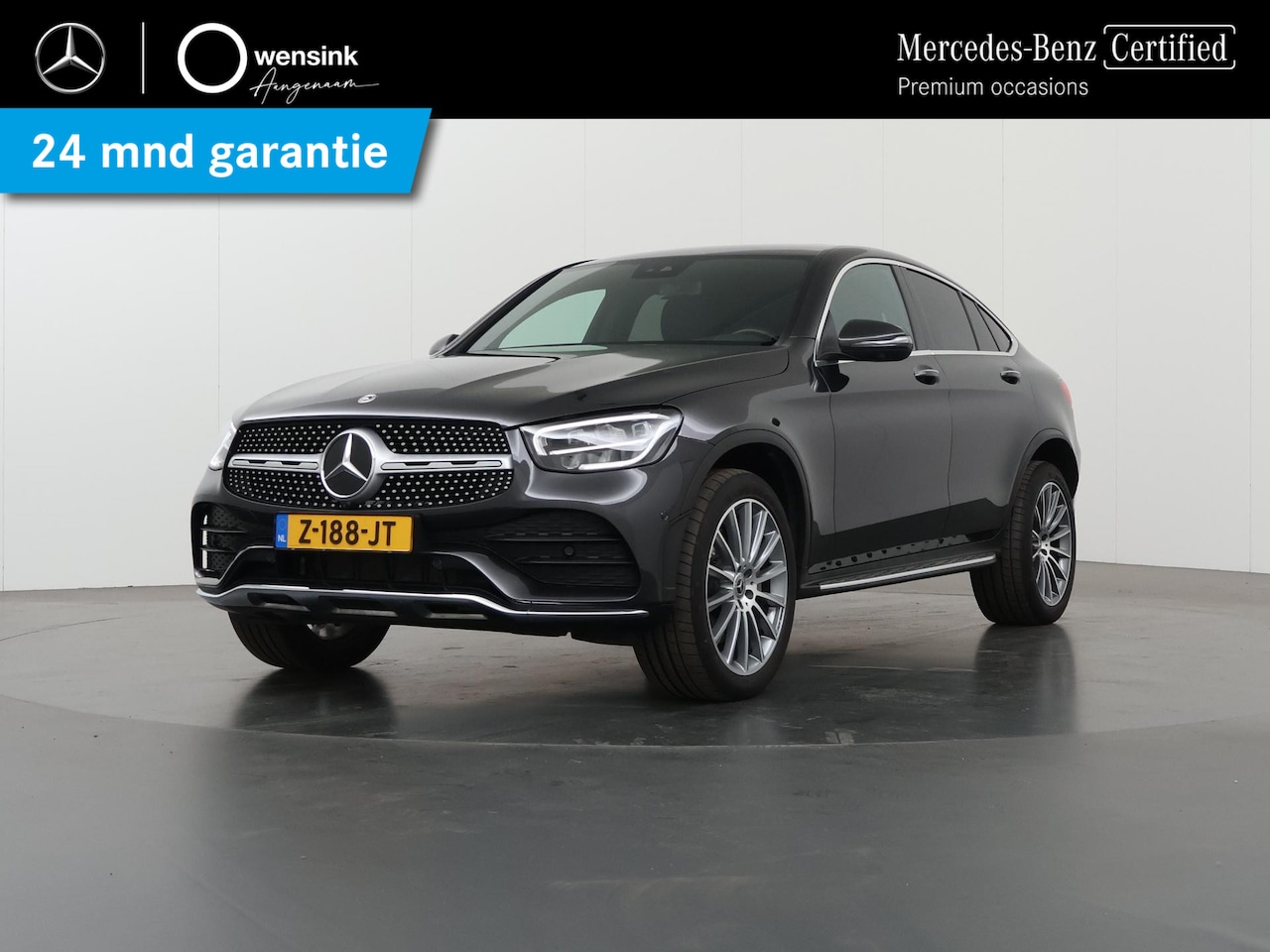 Mercedes-Benz GLC-klasse Coupé - 300e 4MATIC Premium | AMG | Schuifdak | Lederen bekleding | Memory | - AutoWereld.nl