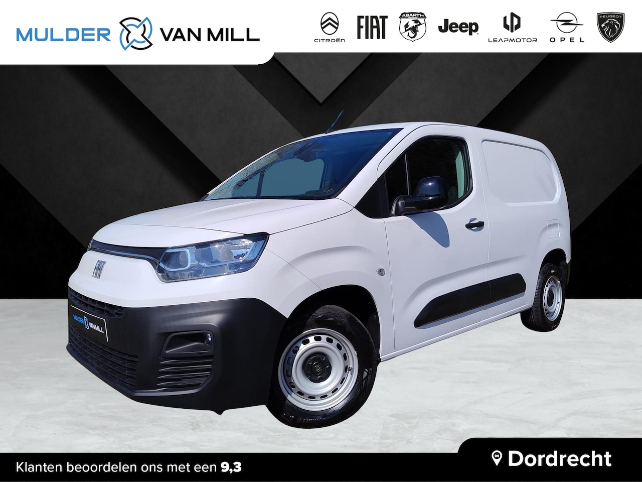 Fiat E-Doblo - L1 50 kWh 136pk AUTOMAAT | ACTIE OP = OP | 343 km WLTP | Houten afwerking laadruimte | Mul - AutoWereld.nl