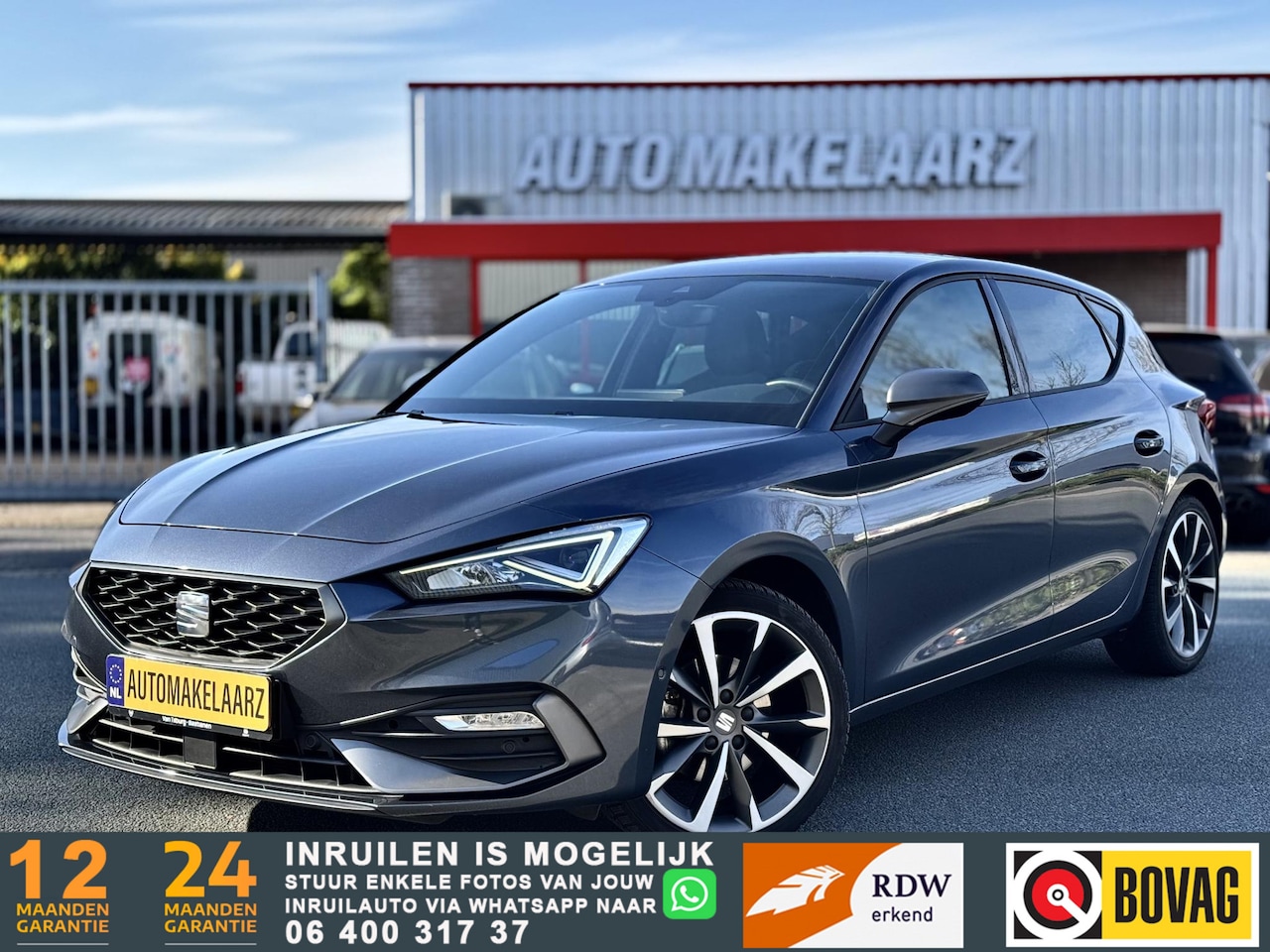 Seat Leon - 1.5 eTSI FR Business Intense VOL ACC CARPLAY - AutoWereld.nl
